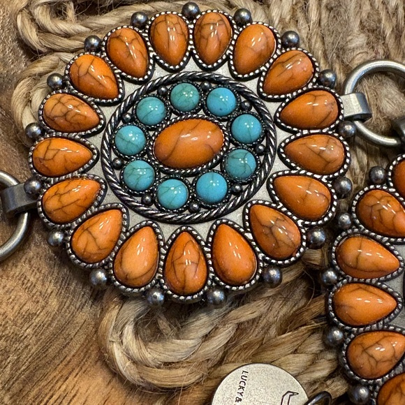 Orange and Turquoise Belt - Picture 4 of 9